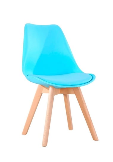 Krzesło MIA HOME Nord oak Modesto, niebieskie, 82x52x47 cm MIA home