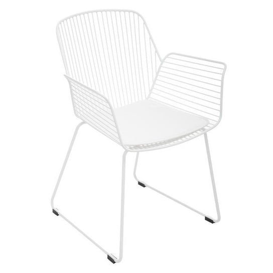 Krzesło MIA HOME TURAW, białe, 83x58x60 cm MIA home