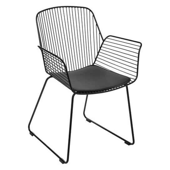 Krzesło MIA HOME TURAW, czarne, 83x58x60 cm MIA home
