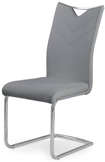 Krzesło minimalistyczne PROFEOS Eldor, szare, 59x44x100 cm Profeos