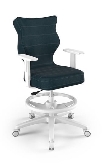 Krzesło młodzieżowe, Entelo, Duo biały, Monolith 24, rozmiar 6 WK+P (wzrost 159-188 cm) ENTELO