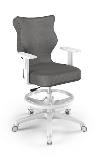Krzesło młodzieżowe, Entelo, Duo biały, Monolith 33, rozmiar 5 WK+P ENTELO