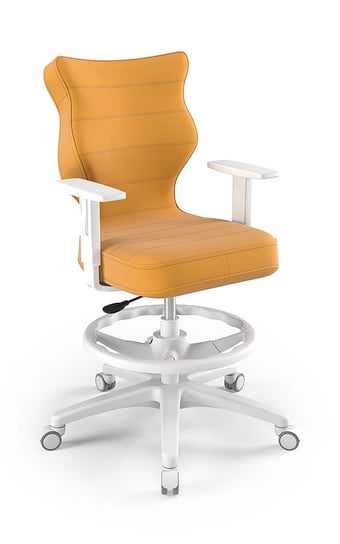 Krzesło młodzieżowe, Entelo, Duo biały, Velvet 35, rozmiar 5 WK+P ENTELO