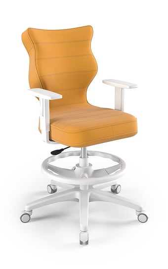 Krzesło młodzieżowe, Entelo, Duo biały, Velvet 35, rozmiar 6 WK+P (wzrost 159-188 cm) ENTELO