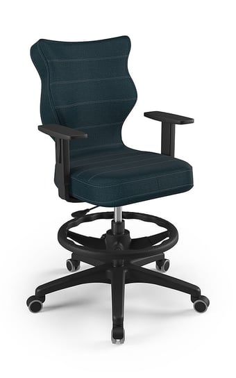 Krzesło młodzieżowe, Entelo, Duo czarny,  Monolith 24, rozmiar 6 WK+P (wzrost 159-188 cm) ENTELO