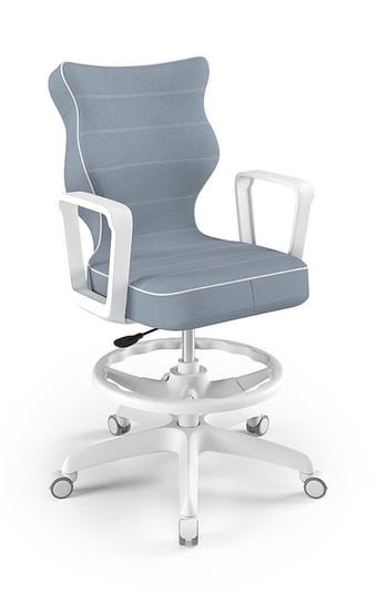 Krzesło młodzieżowe, Entelo, Norm biały, Jasmine 06, rozmiar 6 WK+P ENTELO