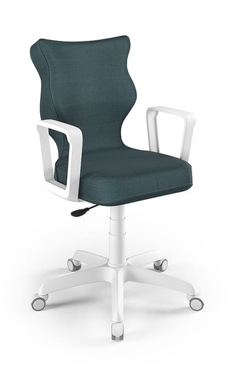 Krzesło młodzieżowe, Entelo, Norm biały, Monolith 06, rozmiar 6 ENTELO