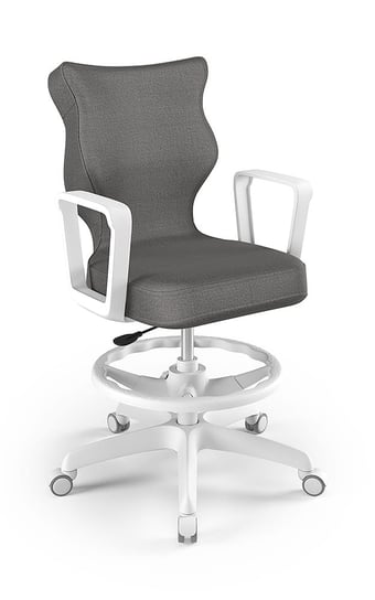 Krzesło młodzieżowe, Entelo, Norm biały, Monolith 33, rozmiar 5 WK+P ENTELO
