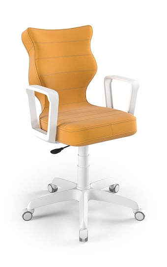 Krzesło młodzieżowe, Entelo, Norm biały, Velvet 35, rozmiar 5 ENTELO