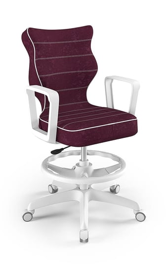 Krzesło młodzieżowe, Entelo, Norm biały, Visto 07, rozmiar 6 WK+P (wzrost 159-188 cm) ENTELO