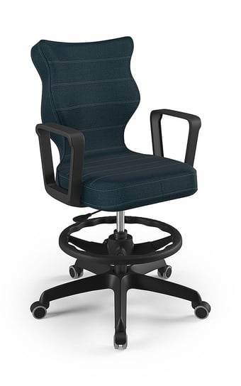 Krzesło młodzieżowe, Entelo, Norm czarny, Monolith 24, rozmiar 5 WK+P ENTELO