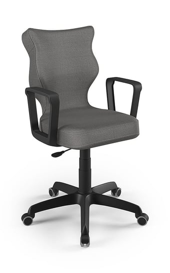 Krzesło młodzieżowe, Entelo, Norm czarny, Monolith 33, rozmiar 6 (wzrost 159-188 cm) ENTELO