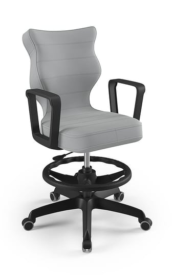 Krzesło młodzieżowe, Entelo, Norm czarny, Velvet 03, rozmiar 5 WK+P ENTELO