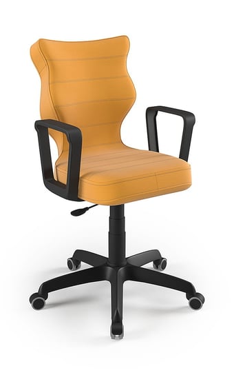 Krzesło młodzieżowe, Entelo, Norm czarny, Velvet 35, rozmiar 6 (wzrost 159-188 cm) ENTELO