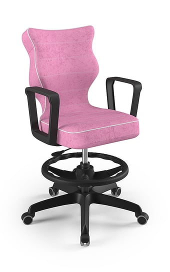 Krzesło młodzieżowe, Entelo, Norm czarny, Visto 08, rozmiar 6 WK+P (wzrost 159-188 cm) ENTELO