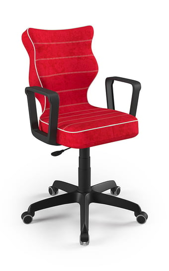Krzesło młodzieżowe, Entelo, Norm czarny, Visto 09, rozmiar 6 (wzrost 159-188 cm) ENTELO