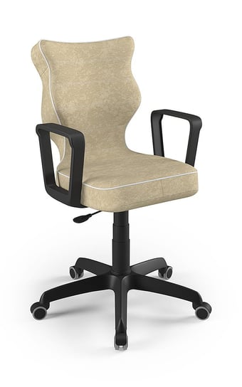 Krzesło młodzieżowe, Entelo, Norm czarny, Visto 26, rozmiar 6 (wzrost 159-188 cm) ENTELO