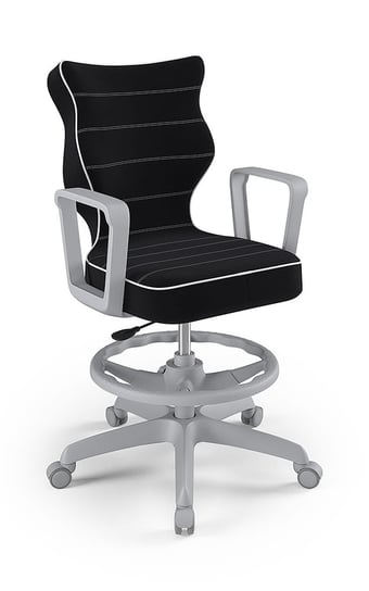 Krzesło młodzieżowe, Entelo, Norm szary, Jasmine 01, rozmiar 6 WK+P (wzrost 159-188 cm) ENTELO
