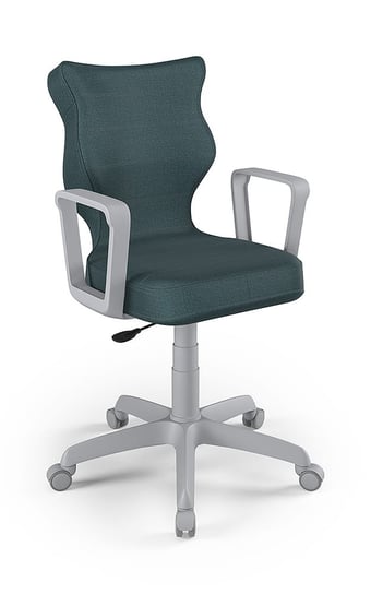 Krzesło młodzieżowe, Entelo, Norm szary, Monolith 06, rozmiar 6 (wzrost 159-188 cm) ENTELO