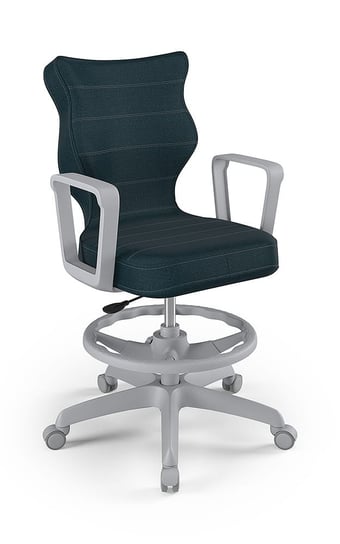 Krzesło młodzieżowe, Entelo, Norm szary, Monolith 24, rozmiar 6 WK+P (wzrost 159-188 cm) ENTELO