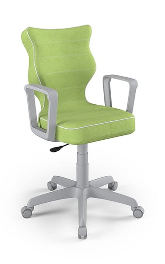 Krzesło młodzieżowe, Entelo, Norm szary, Visto 05, rozmiar 6 (wzrost 159-188 cm) ENTELO