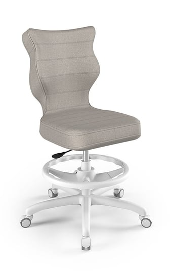 Krzesło młodzieżowe, Entelo, Petit biały, Monolith 03, rozmiar 5 WK+P ENTELO