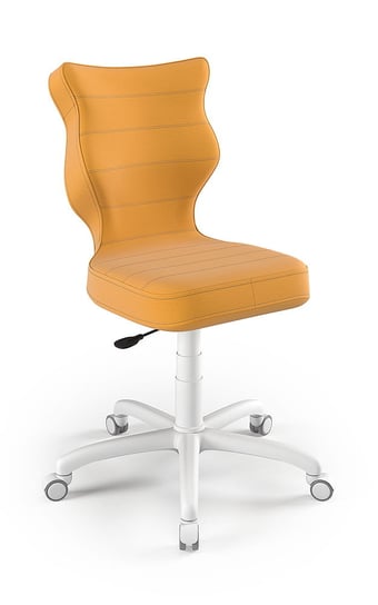 Krzesło młodzieżowe, Entelo, Petit biały, Velvet 35, rozmiar 5 ENTELO