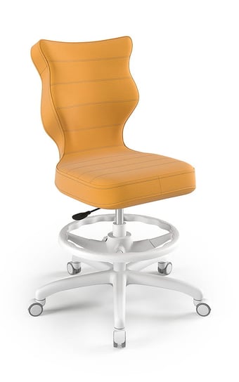Krzesło młodzieżowe, Entelo, Petit biały, Velvet 35, rozmiar 5 WK+P ENTELO