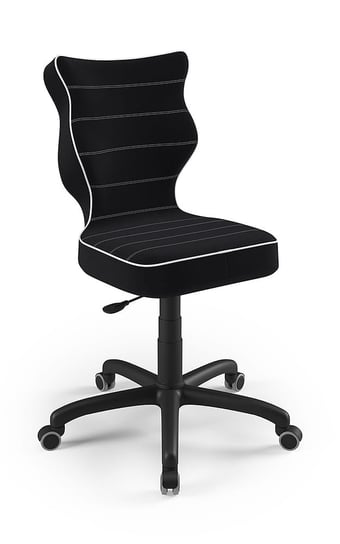 Krzesło młodzieżowe, Entelo, Petit czarny, Jasmine 01, rozmiar 6 (wzrost 159-188 cm) ENTELO