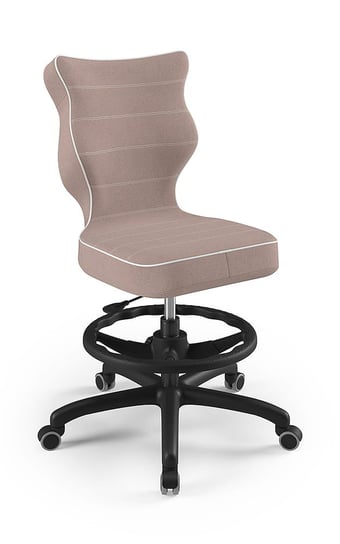 Krzesło młodzieżowe, Entelo, Petit czarny, Jasmine 08, rozmiar 6 WK+P ENTELO