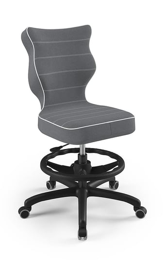 Krzesło młodzieżowe, Entelo, Petit czarny, Jasmine 33, rozmiar 6 WK+P (wzrost 159-188 cm) ENTELO
