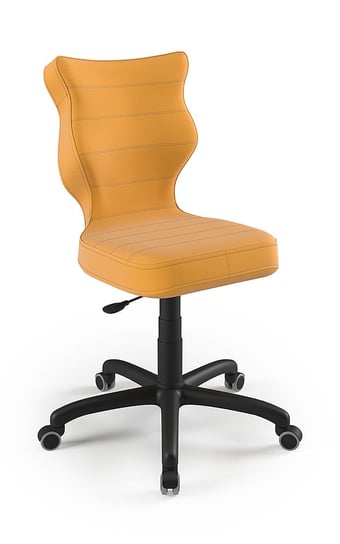 Krzesło młodzieżowe, Entelo, Petit czarny, Velvet 35, rozmiar 6 (wzrost 159-188 cm) ENTELO