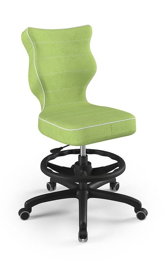 Krzesło młodzieżowe, Entelo, Petit czarny, Visto 05, rozmiar 6 WK+P (wzrost 159-188 cm) ENTELO