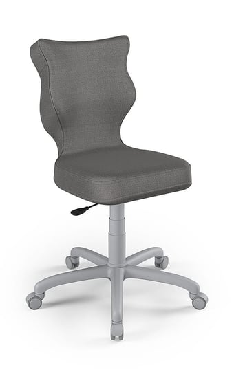 Krzesło młodzieżowe, Entelo, Petit szary, Monolith 33, rozmiar 6 (wzrost 159-188 cm) ENTELO
