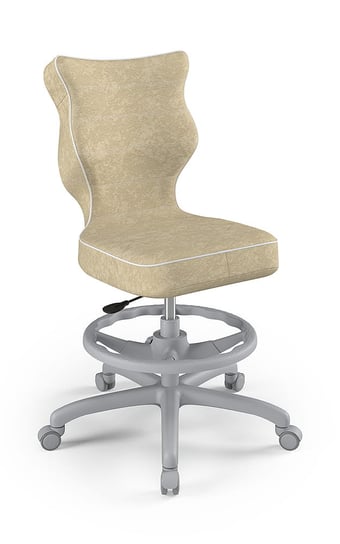 Krzesło młodzieżowe, Entelo, Petit szary, Visto 26, rozmiar 6 WK+P (wzrost 159-188 cm) ENTELO