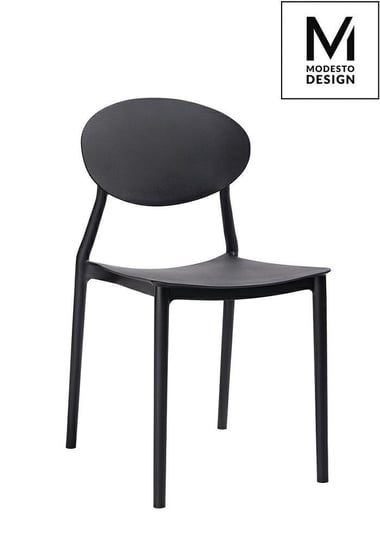 Krzesło MODESTO DESIGN FLEX, czarne Modesto Design