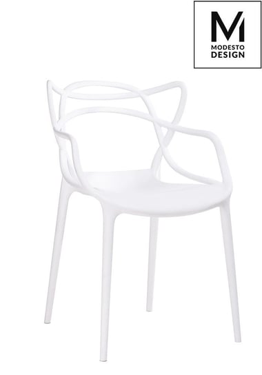 Krzesło MODESTO DESIGN HILO, białe Modesto Design