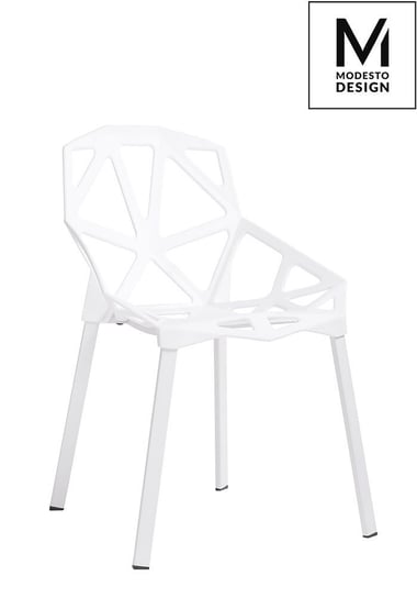 Krzesło MODESTO DESIGN Split Mat, białe Modesto Design