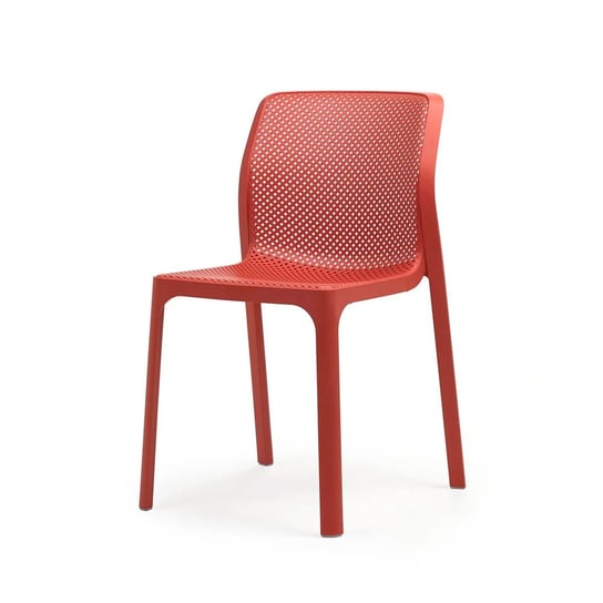 Krzesło NARDI Bit, czerwone, 52x55x84 cm Nardi