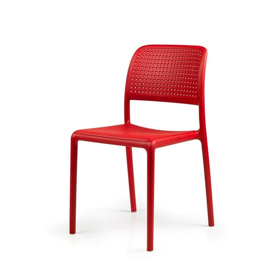 Krzesło NARDI Bora, czerwone, 49x54x83 cm Nardi