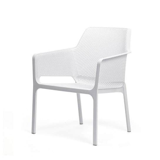 Krzesło NARDI Net Relax, białe, 86x67x71 cm Nardi
