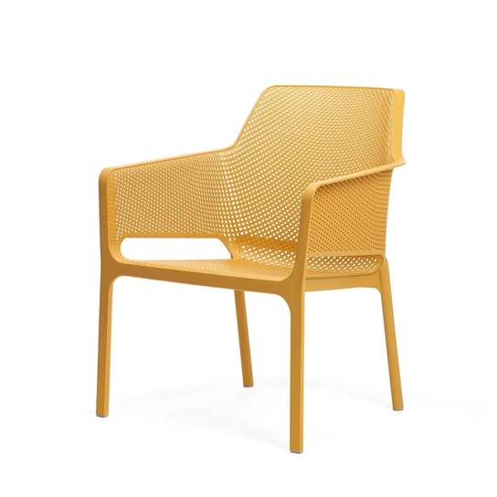 Krzesło NARDI Net Relax, żółte, 86x67x71 cm Nardi