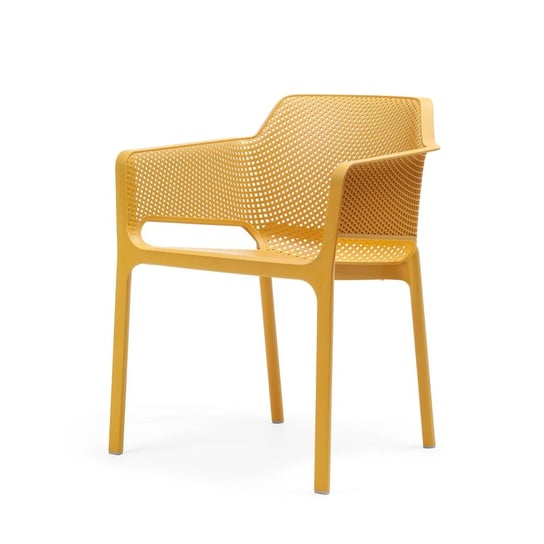 Krzesło  NARDI Net, żółte, 80x60x8 cm Nardi