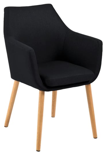 Krzesło Nora, grafitowe tkanina, 58x84 cm Actona