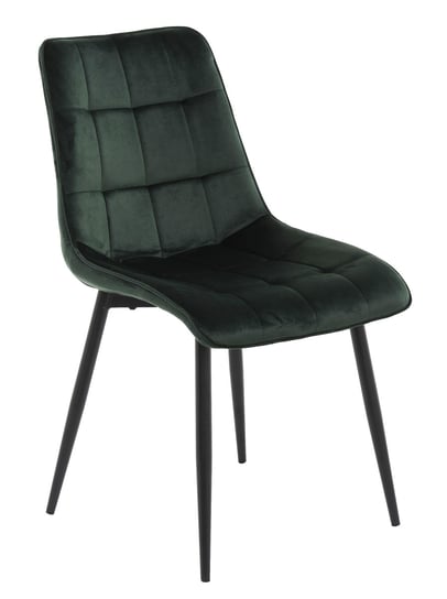 Krzesło nowoczesne velvet zieleń butelkowa velur HOME INVEST INTERNATIONAL
