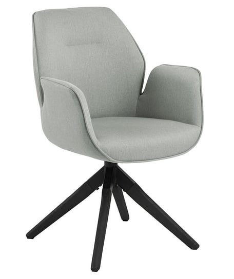 Krzesło obrotowe Aura light grey /black auto return Actona