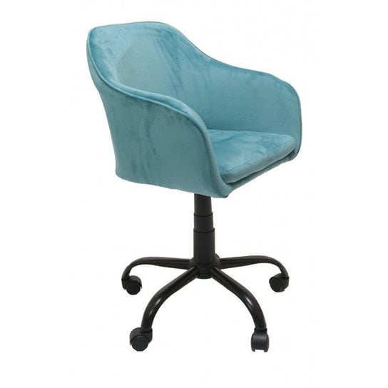 Krzesło obrotowe, biurowe, tkanina, marlin, kolor morski Topeshop