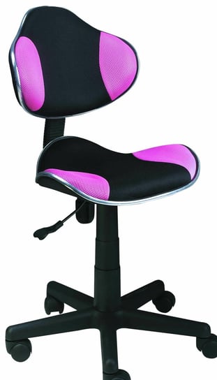 Krzesło obrotowe Costello różowy/czarny Intesi