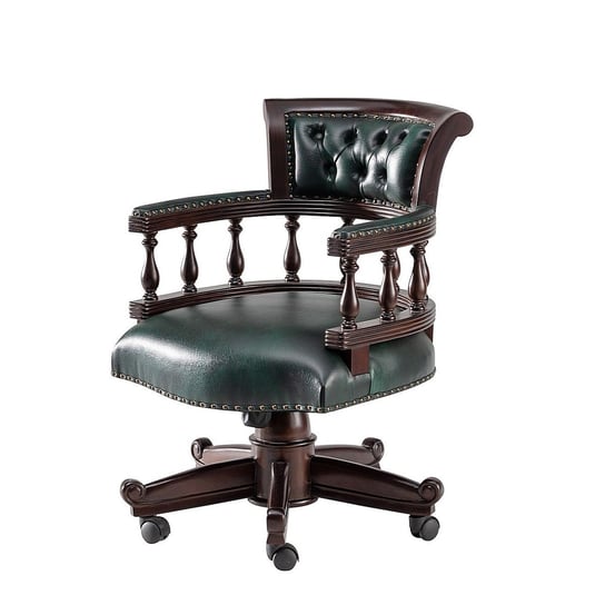 Krzesło obrotowe DEKORIA Frank, zielone, 55x55x90 cm Dekoria