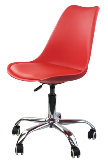 Krzesło Obrotowe Do Biurka Fotel Biurowy Ps 19 Czerwony CHICCOT